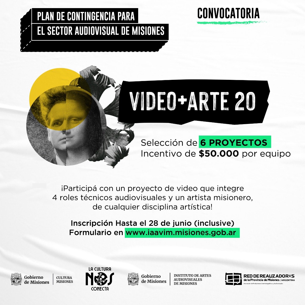 El IAAvim y Cultura lanzan la convocatoría “Video-arte 20”