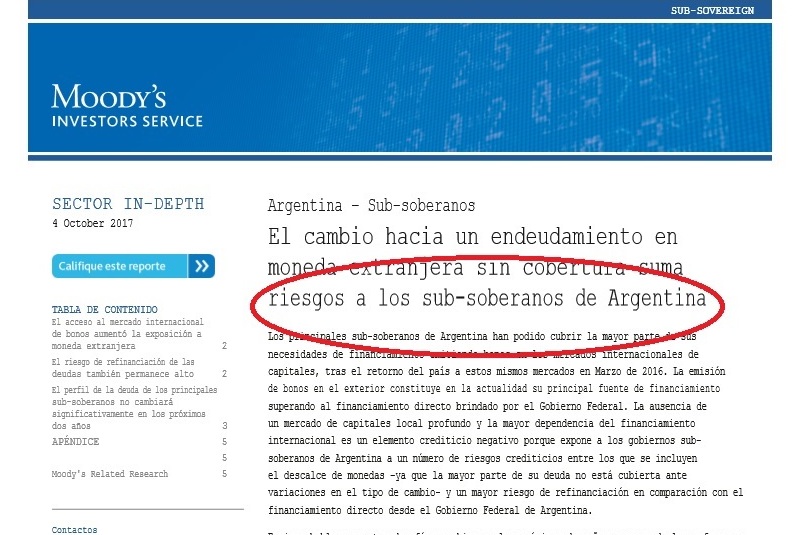 Misiones Es La Excepcion En El Duro Informe De Moody S Sobre La Deuda En Dolares De Las Provincias Economis