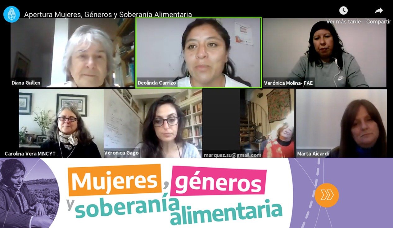 Comenzó el Ciclo de Conversaciones Federales "Mujeres, Géneros y Soberanía Alimentaria"