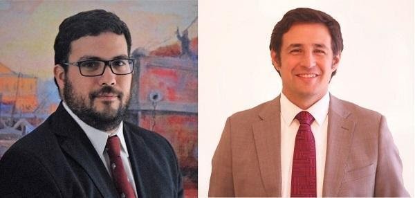 Ignacio de Casas e Ignacio Boulin, los dos académicos de la Universidad Austral que integran el equipo de la defensa de los jueces destituídos de la Suprema Corte de Honduras.
