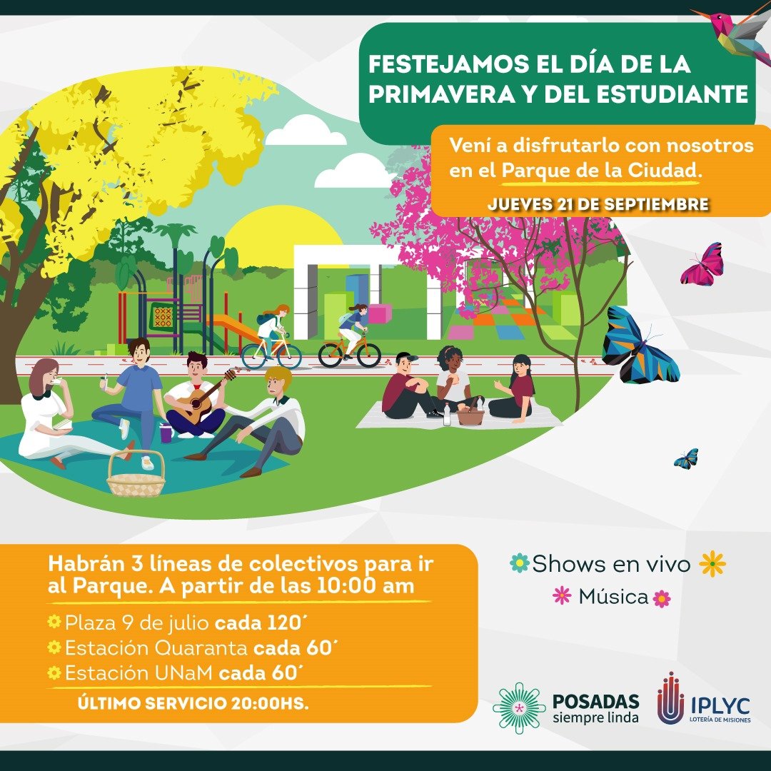 Posadas: se viene la gran fiesta de primavera y estudiantes en el ...