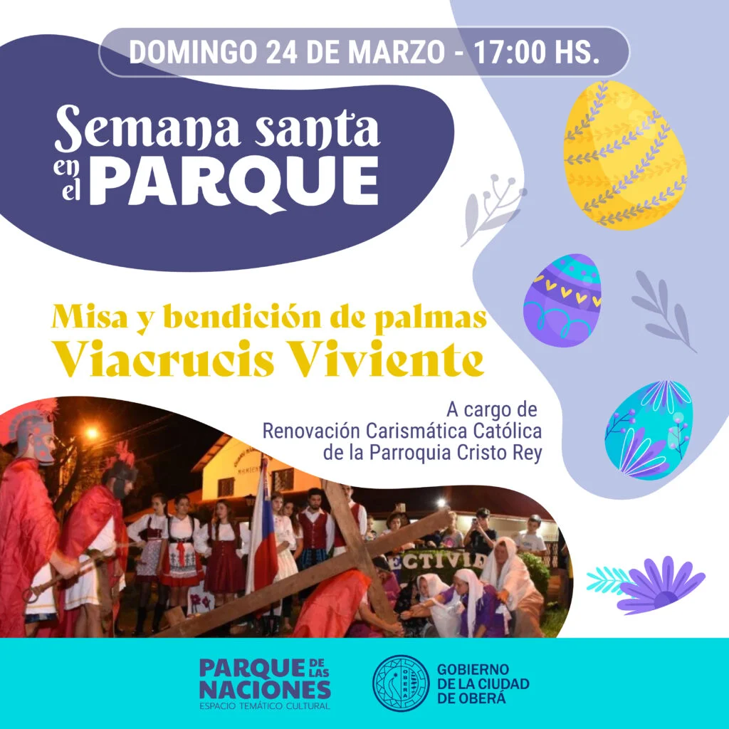 Vía Crucis en el Parque de las Naciones : Economis