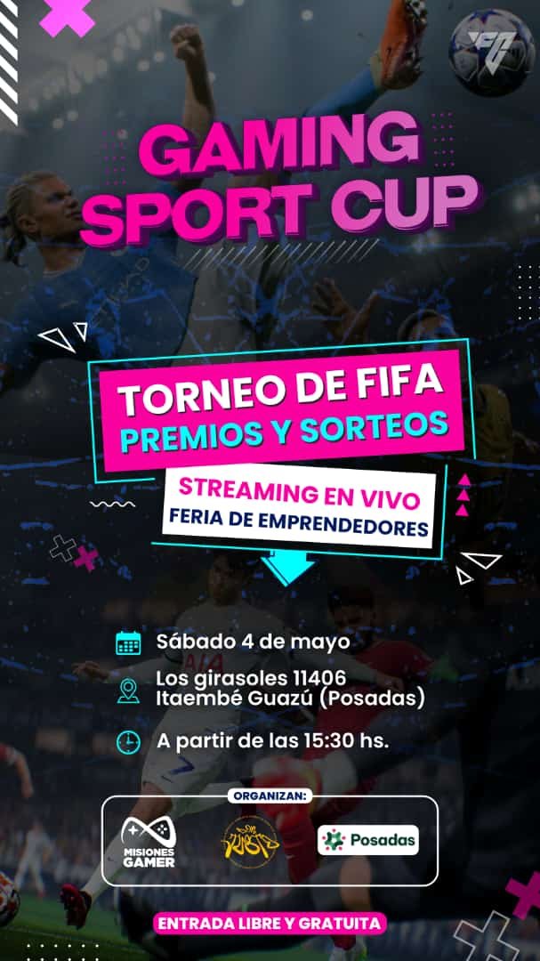Gaming Sport Cup: Misiones Gamer presenta el torneo Fifa y fútbol 5 en Posadas