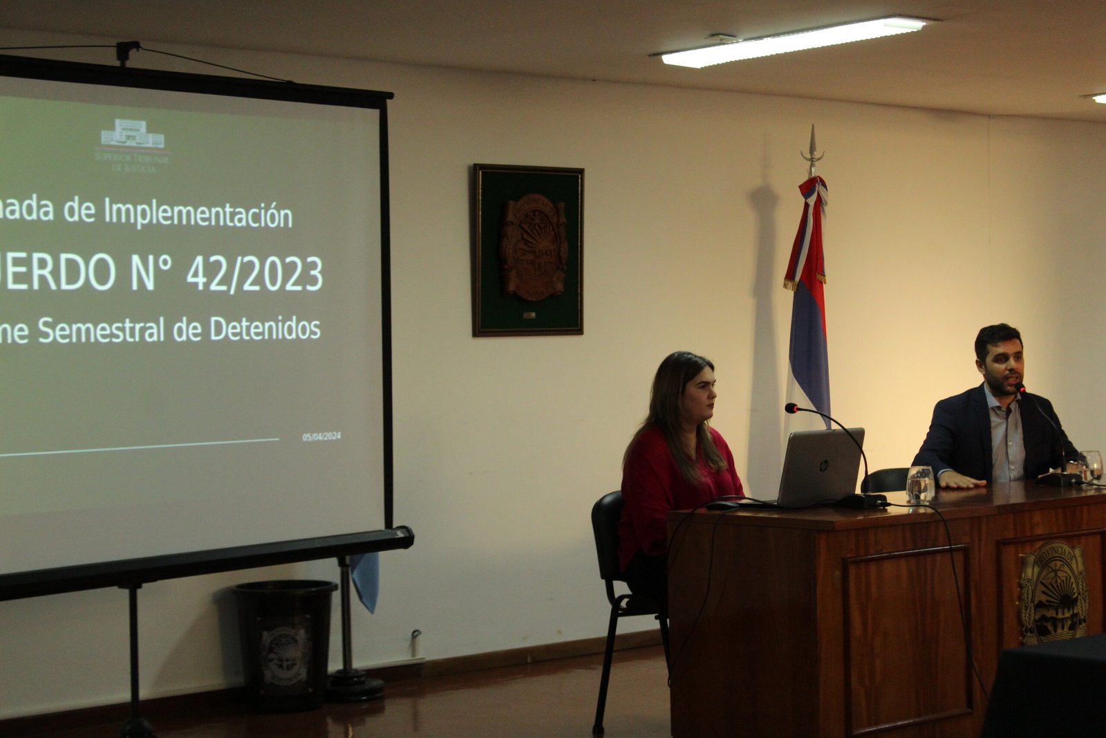 Realizaron una jornada laboral sobre el Informe Semestral de Detenidos ...