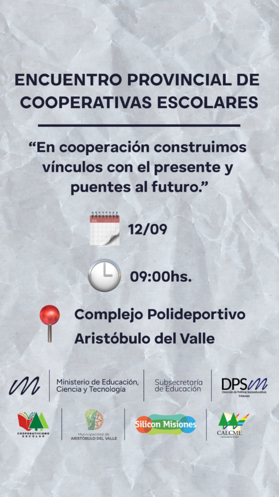 Encuentro provincial de Cooperativas Escolares : Economis