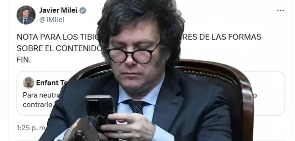 Con un tuit nadie lastima”: la polémica definición de Javier Milei sobre la  violencia en las redes sociales – Economis