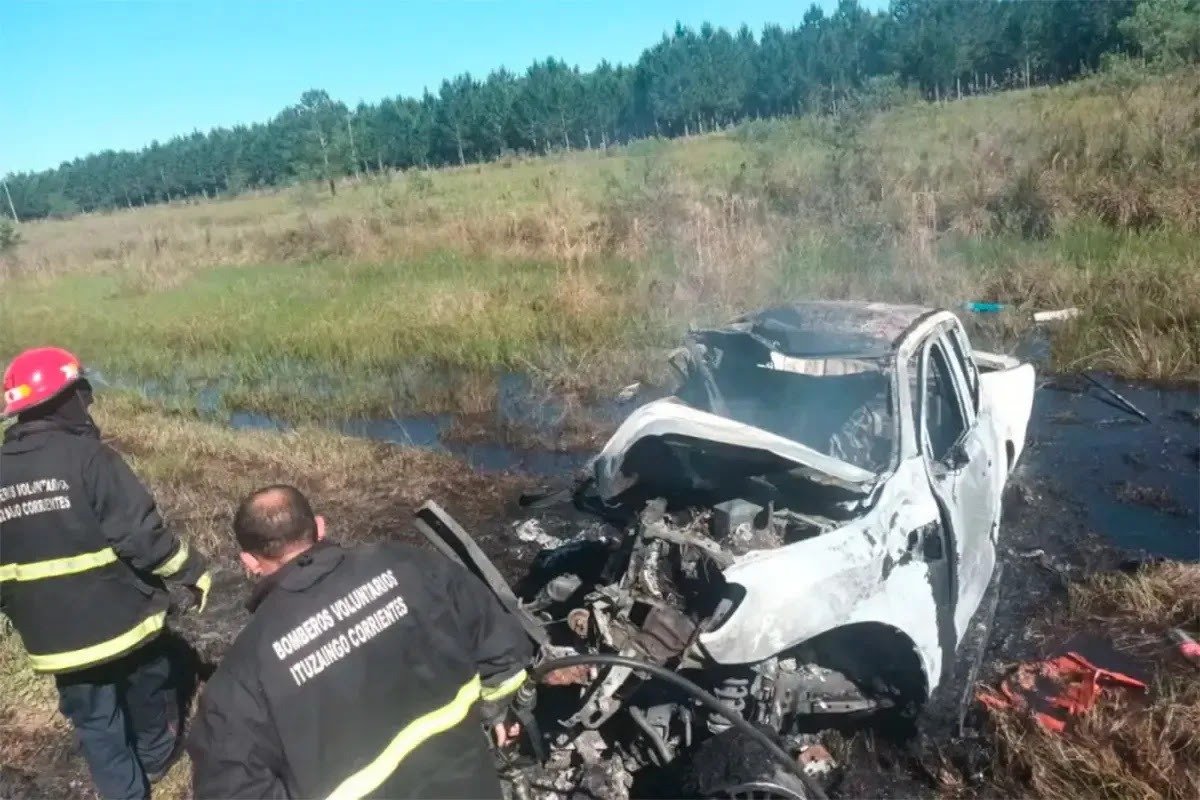 Choque de frente: 4 muertos en la ruta 12 en Corrientes