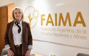 Mercedes Omeñuka fue reelegida presidenta de FAIMA: consenso en la industria de la madera