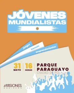 Jóvenes mundialistas, reunirá emprendedores, actividades recreativas y torneos en el parque Paraguayo