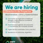 Buscan director de proyectos en biodiversidad y sostenibilidad para trabajar en Misiones