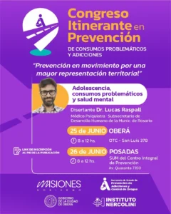 Actividades en Misiones por el mes de la prevención de consumos problemáticos y adicciones