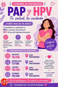 Candelaria tiene nuevas fechas para la toma de muestras de PAP