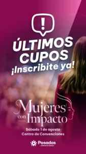 Últimos cupos para participar en “Mujeres con Impacto”
