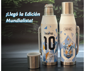 Agua de las misiones presentó una exclusiva línea de termos, vasos y botellas térmicas con los colores de Argentina