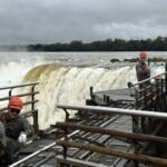 Crecida del río Iguazú: se cerró el acceso a la Garganta del Diablo