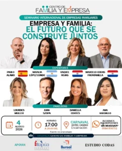 Encarnación reunirá a empresarios de Argentina y Paraguay en un seminario sobre empresas familiares