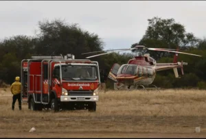 Tragedia en San Juan: murieron los siete ocupantes del helicóptero que viajaba a una capacitación sobre incendios forestales