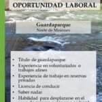 Rubichana busca guardaparques para fortalecer la conservación en el norte de Misiones