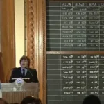 Milei en la Bolsa: “Voy a ser reeelecto y se vienen 100 años de liberalismo”