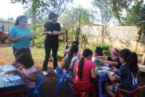 Acercan la lectura y el arte a las infancias del barrio El Porvenir II