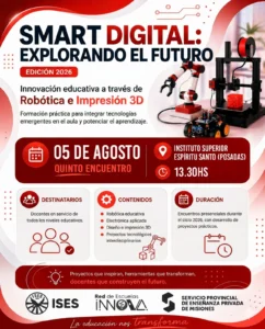 Capacitación sobre robótica e impresión 3D reunirá a docentes en Posadas