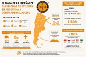 El mapa de la enseñanza: qué idiomas se estudian en Argentina y cómo cambió el acceso