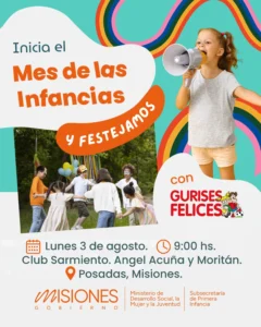 Inicia el Mes de las Infancias con festejos en toda la provincia