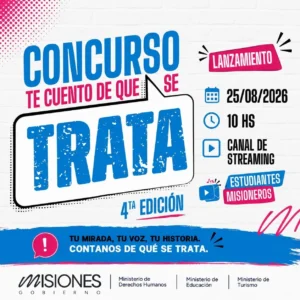 Misiones lanza el concurso “Te Cuento de Qué se Trata”