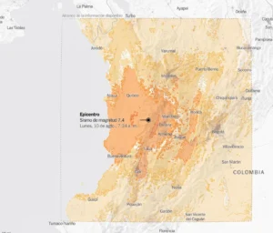 Terremoto de magnitud 7,4 sacude Colombia y deja graves daños materiales en varias regiones