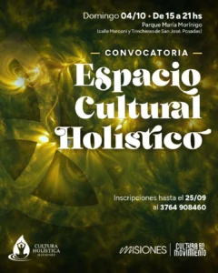 Convocan a participar de una nueva edición de “Espacio Cultural Holístico”