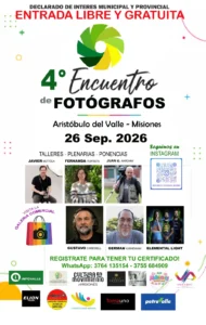 Convocan al cuarto encuentro de Fotógrafos de Misiones