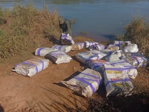 Gendarmería incautó 800 kilos de marihuana en la costa del Paraná
