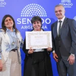 María Satur fue distinguida en el Senado por impulsar el destino Valle Encantado