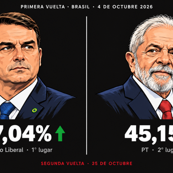 Brasil va a “segundo turno”: Flávio Bolsonaro sorprendió y Lula admitió que no esperaba este resultado