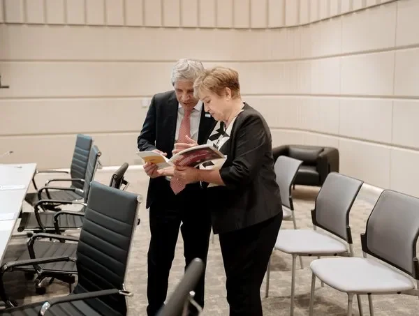 Georgieva destacó “la disciplina fiscal” del Gobierno tras reunirse con Luis Caputo