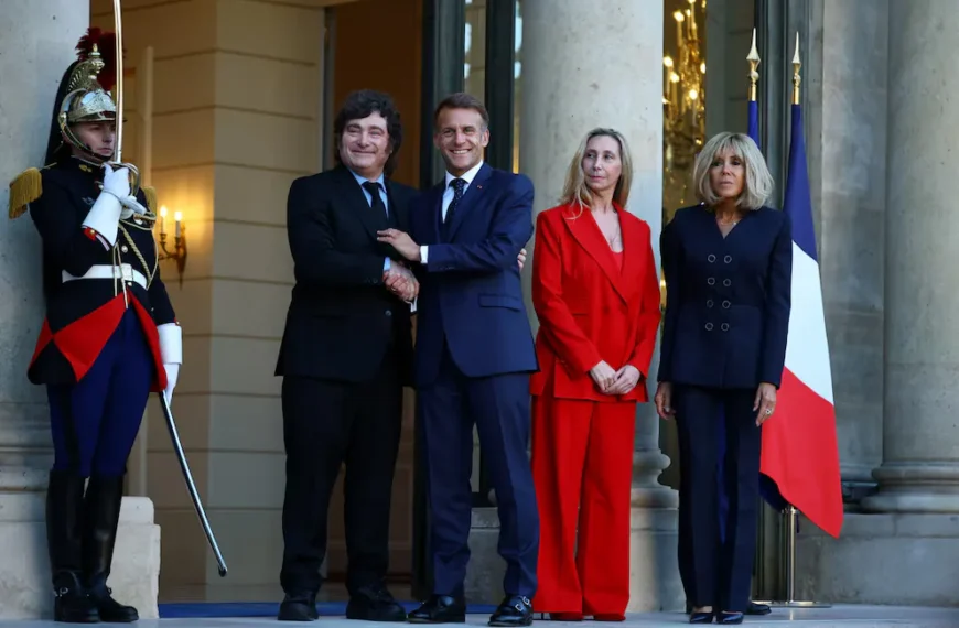 Milei y Macron hablaron de inversiones, ajuste fiscal y energía en el Palacio Elíseo